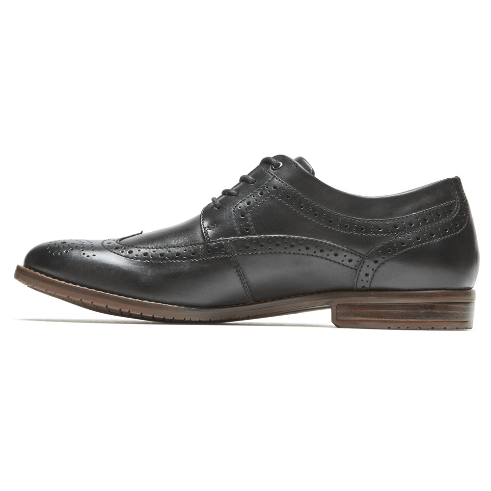Rockport Oxfords Herr Svarta - Style Purpose 3 Wingtip - NHFJT4128